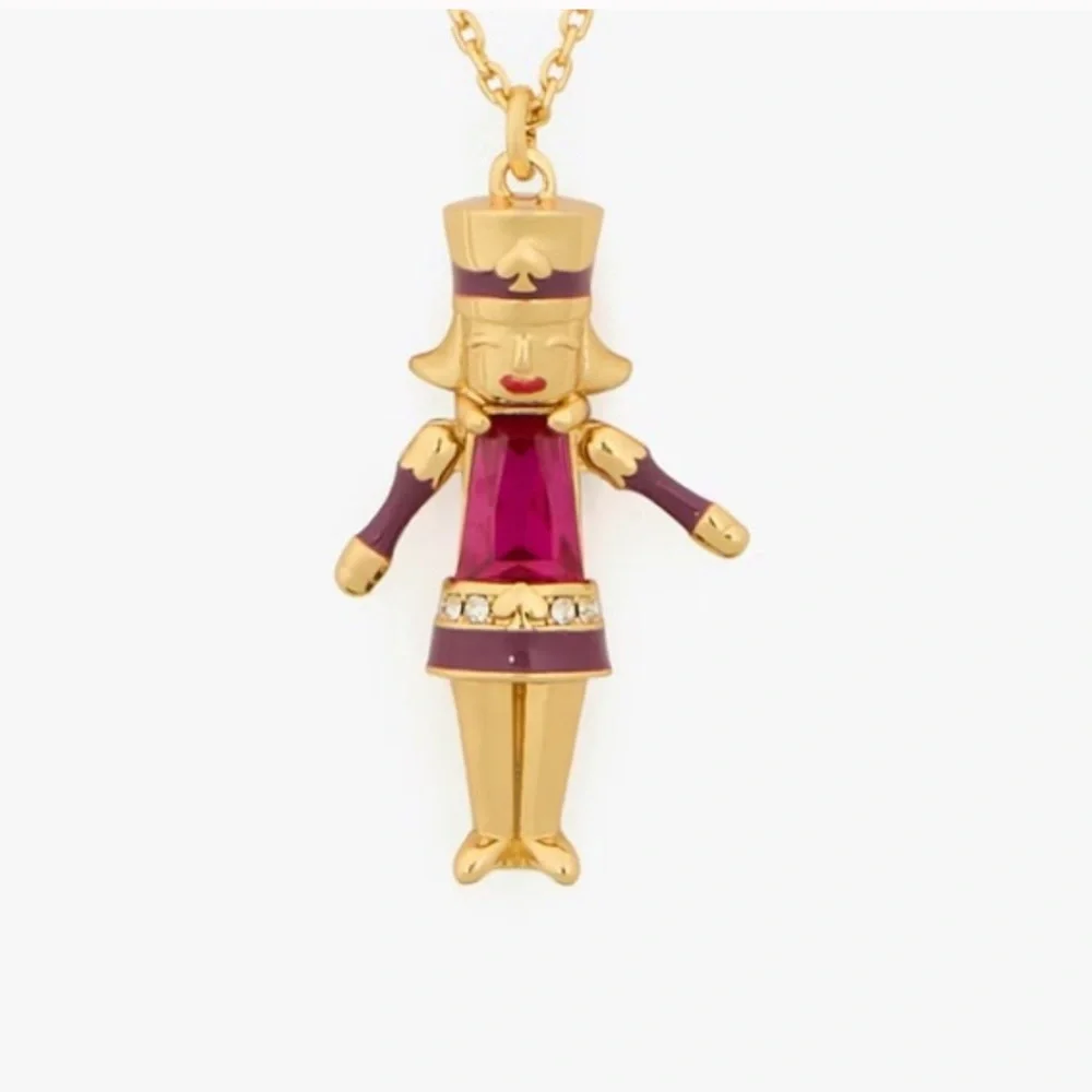 NWT Kate Spade Oh‎ What Fun Nutcracker Pendant Necklace